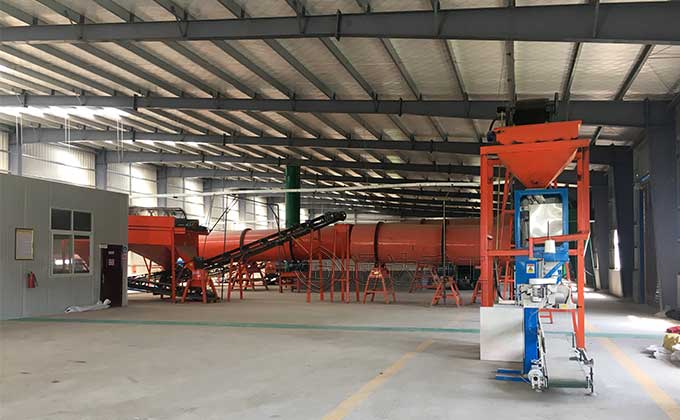 年產(chǎn)萬噸的雞糞有機肥生產(chǎn)線設備有哪些?多少錢一套?